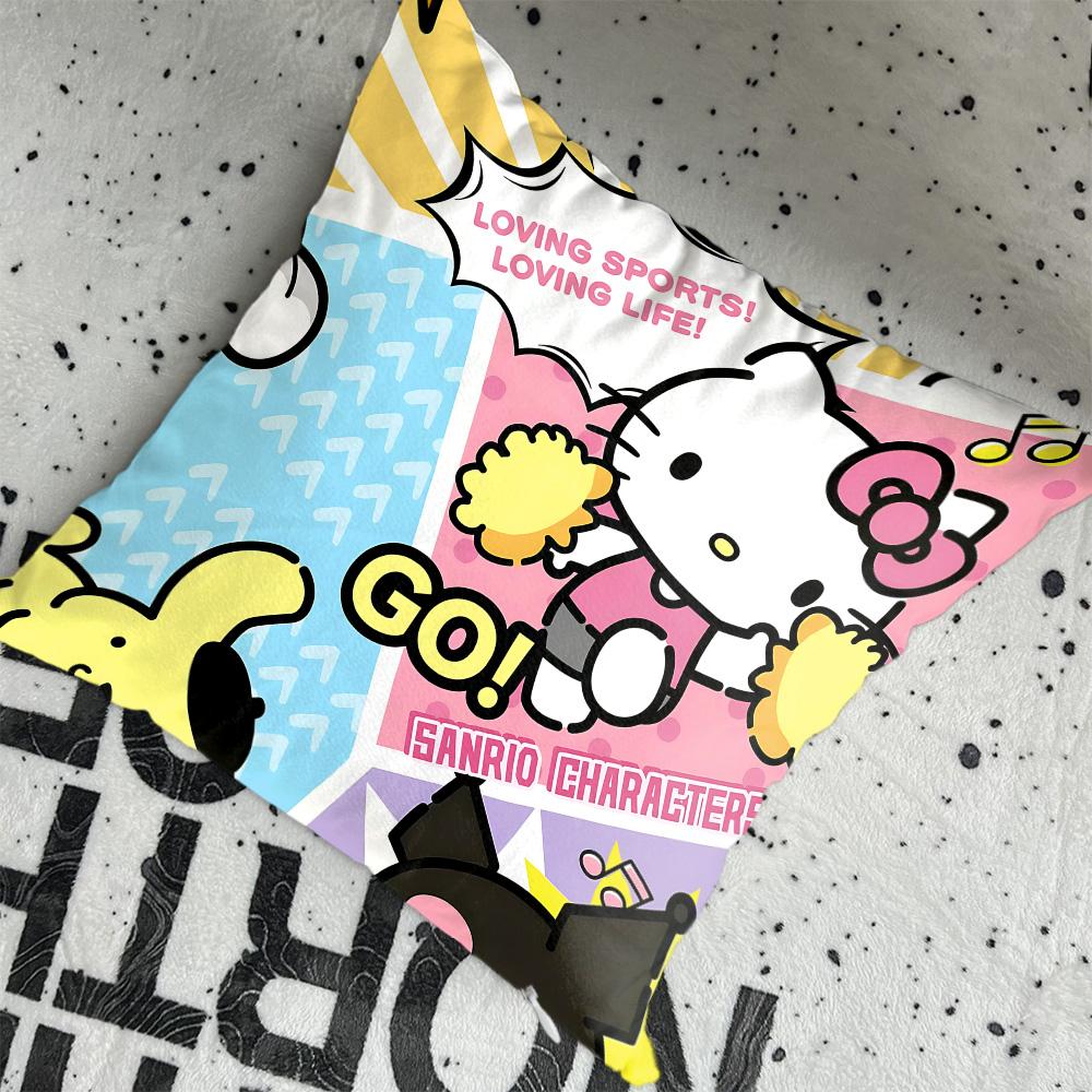 Cushion Cover 40*40 Kawaii H-Hellocats Home Decoration Living Room Pillowcase 45X45 Cushions Covers Holidays Sleeping Pillows