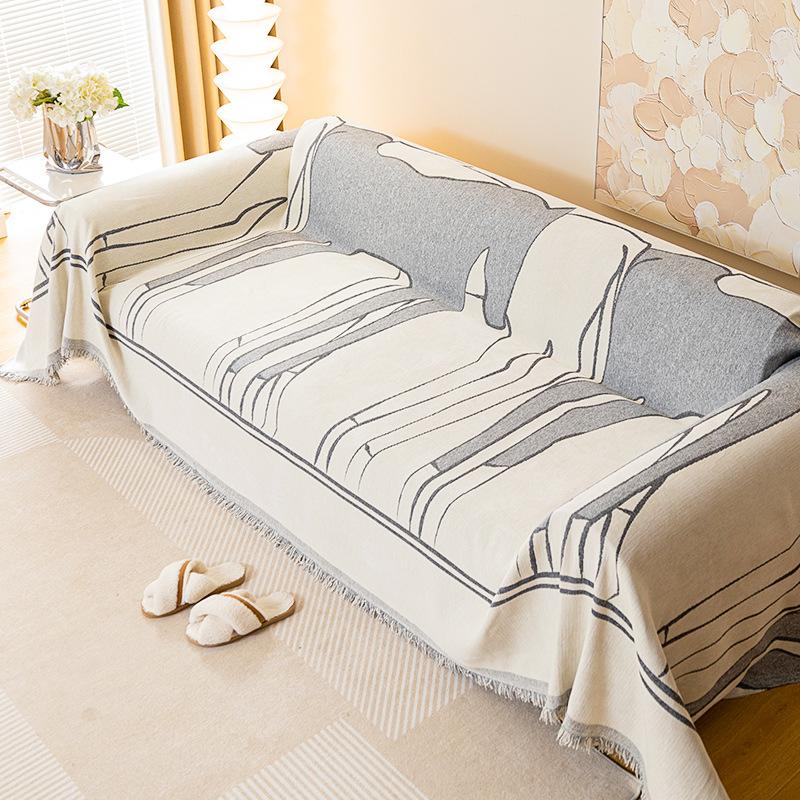 Atmosphärengefühl Vier Jahreszeiten Universal Chenille Pferd Sofa Handtuch All-Inclusive Universal Sofabezug Tuch Antihaft-Wolle Einteilig