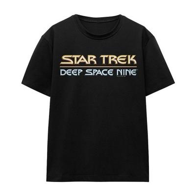 STAR TREK Unisex Adult Deep Space Nine Logo T-Shirt