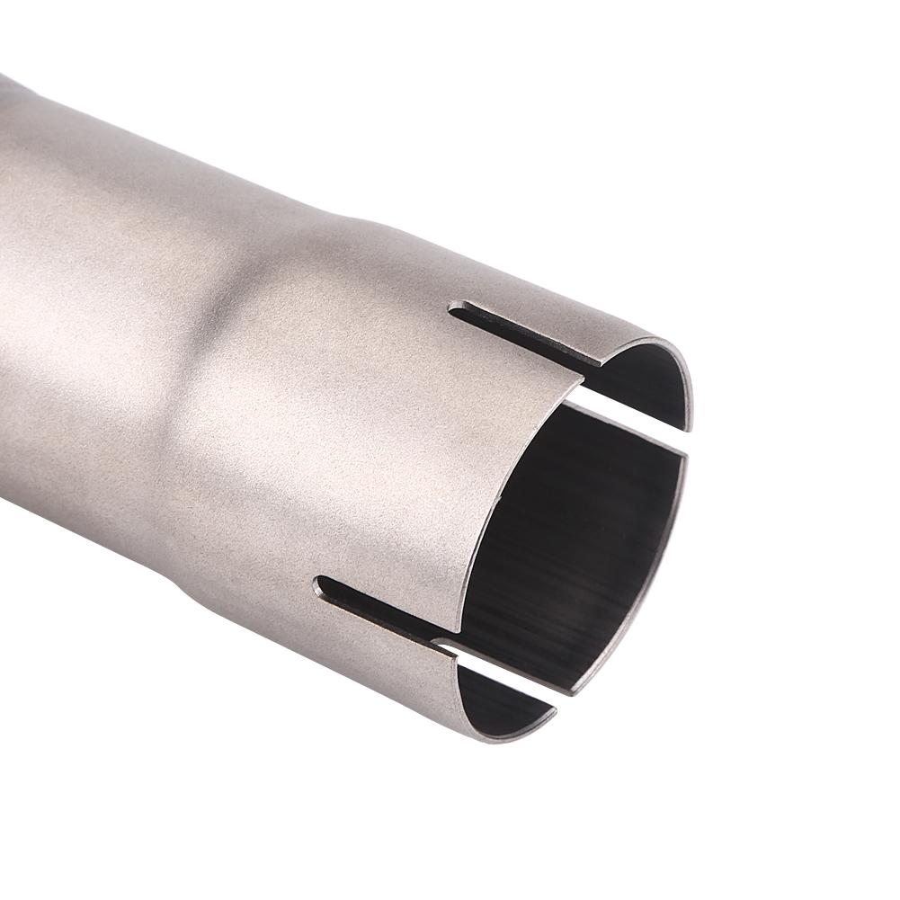 Stainless Steel Universal Motorcycle Motocross Exhaust Muffler Pipe Tip Half Blue