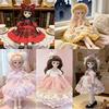 30cm Lolita Doll Outfit Set 6-Point BJD Dolls Clothes Only Non-Plush Toy Girls Ages 4-6