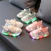 Kids Sneakers Baby Girls Boys Toddler Children Shoes Casual Mesh Glowing Led Light Luminous Sports Running Shoes Sneakers Zxc
