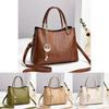 Chic And Stylish Pu Handbag For Fall Winter With Versatile Shoulder Strap And Zipper Closure
