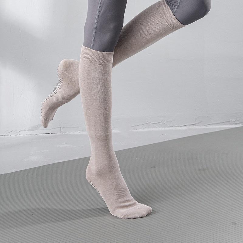 Yoga Pilates Sports Socks Long Sleeve Women's Professional Anti Slip Split Toe Cotton Indoor Outdoor Dance Zumba Home Exercise Gym Fitness