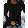 New Women's Long Sleeve Lace Top, Hot Popular Item for Fall Winter in America and Europe