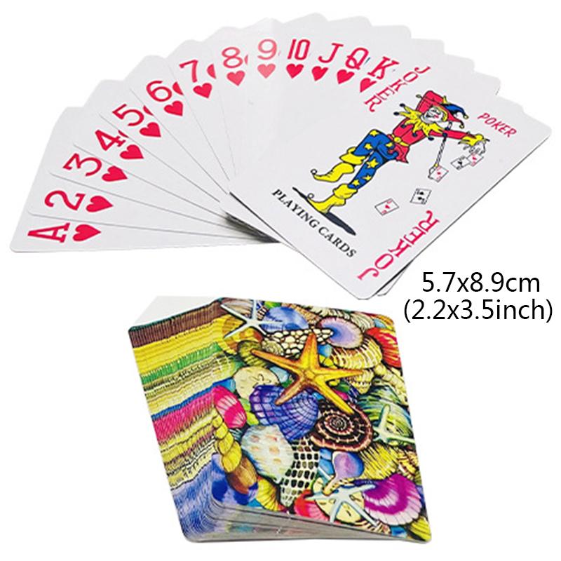 

Игральные карты с перцем, настольные игры, детские игрушки, покер, синий, красный, цветок пиона, детская игрушка, колода, набор карточных игр, кнопка-ракушка