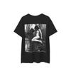Gothic Dark Art T-shirt Grim Reaper Lady Engraving Occult Horror Vintage Sketch Print Men Women Oversized Casual Cotton Tees