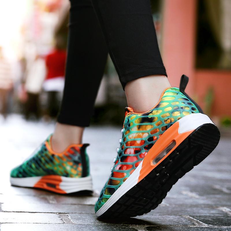 2024 New Men's and Women's Mesh Camouflage Sports Shoes, Men's Lightweight Classic Comfortable Air Cushion Casual Couple Shoes