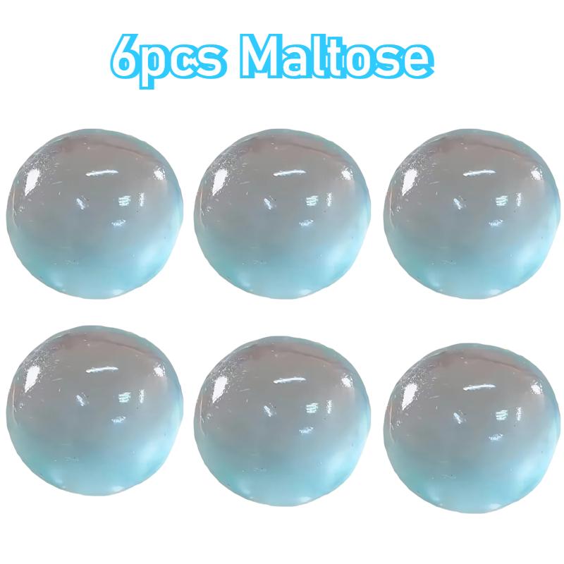 Blue Maltose Squishy Toy Cute Mochi Anti Stress Fidget Toy Soft Simulated Bule Transparent Ball Quick-rebound Decompression Toy