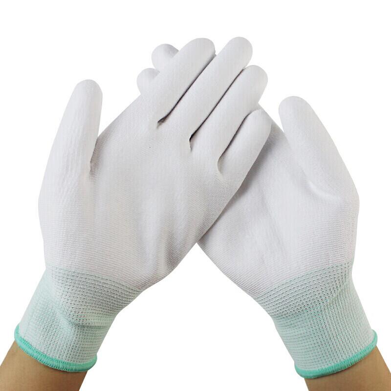 Moufou 8036 Wear-Resistant Anti-Static PU Coated Work Gloves M (23cm)
