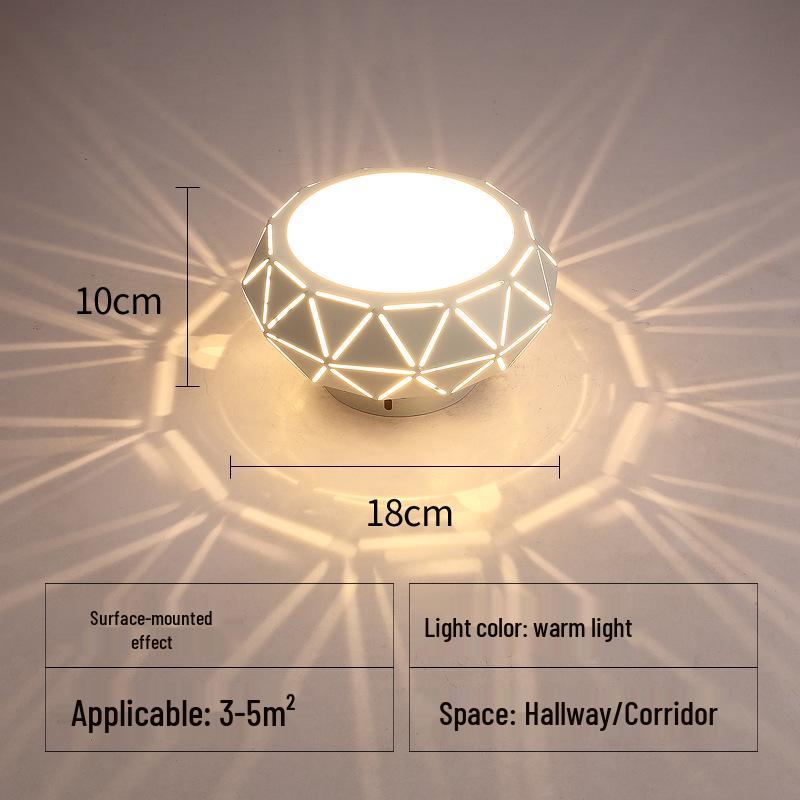 Modern Embedded Corridor Downlight - Creative Spotlight for Foyer & Hallway Ceilings