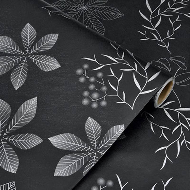 Opaque Self-Adhesive Protection Bathroom Window Glass Film Window Paper Glass Sticker Thermal Insulation and Sun Shading Bathroom Black