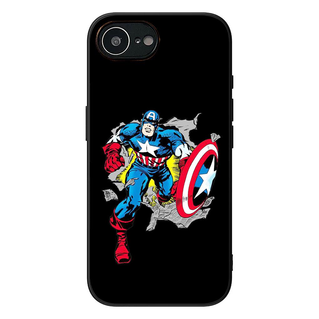 

Captain America Marvel Shield Phone Cover for Motorola Moto Edge 70 60 Fusion NEO Pro G Stylus G56 G96 G52 G04 G05 20 Soft Case Motorola Edge 60 Pro