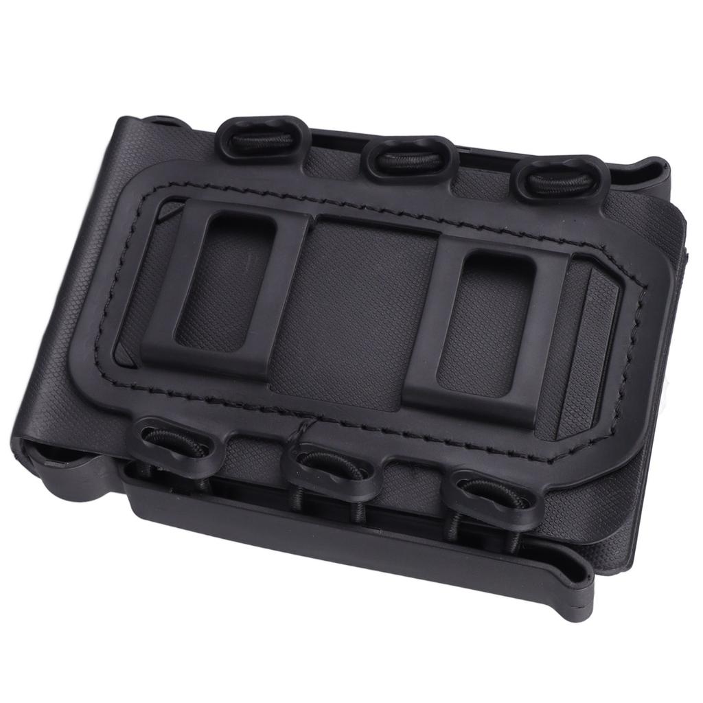 Shooting Magazine Pouch Plastic Black Universal 5.56mm 7.62mm Magazine Clip Pouch for Outdoor Game
