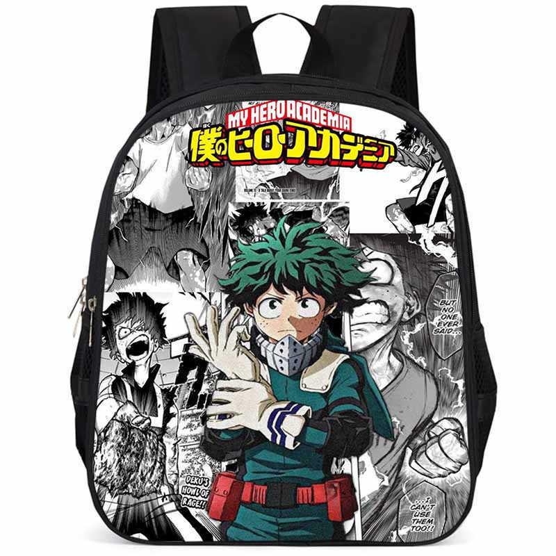 My Hero Academia 15-inch Large Capacity Lightweight Oxford School Backpack For Kids