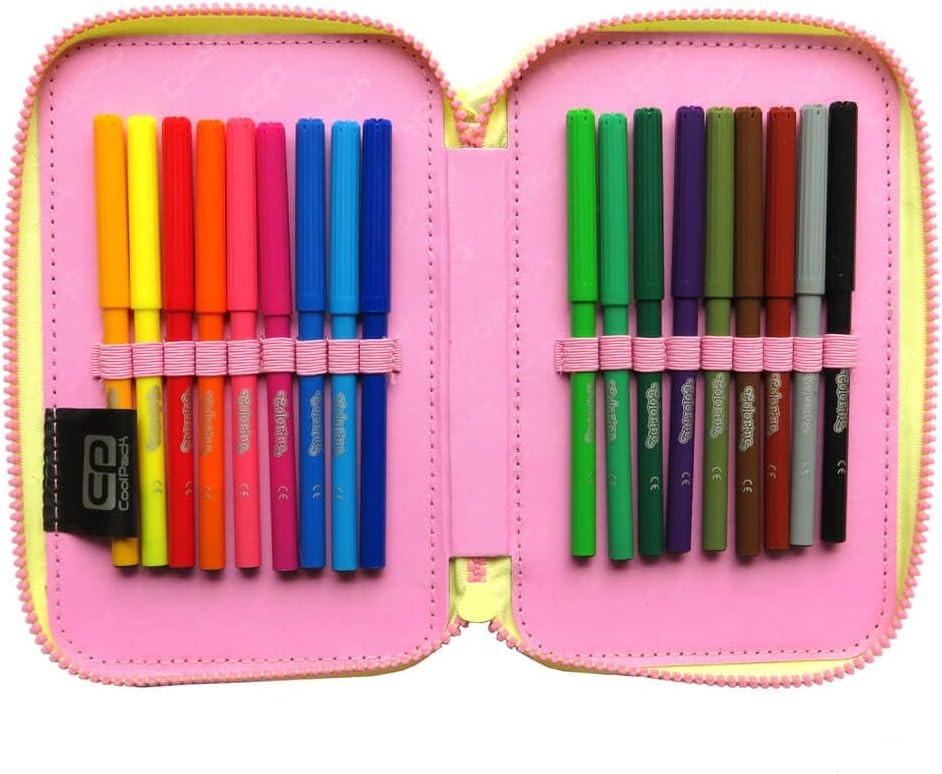 Piórnik Rozkładany Potrójny Coolpack Grandient Peach