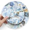 10/30/50pcs INS Style Blue Cute Aesthetic Stickers Cartoon Decoration Decals DIY Notebook Phone Suitcase Waterproof Sticker Toy