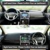 For Toyota Mark X X130 130 2010~2018 Leather Dashmat Dashboard Cover Pad Dash Mat Carpet Car Styling Accessories
