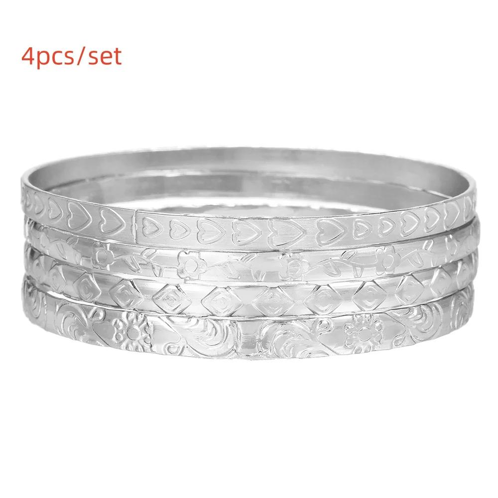 New Fashion Boho Punk 10Pcs/Sets Cuff Bracelets & Bangles For Women Love Pulseiras Bangle Set Feminina Jewelry Charm Gifts