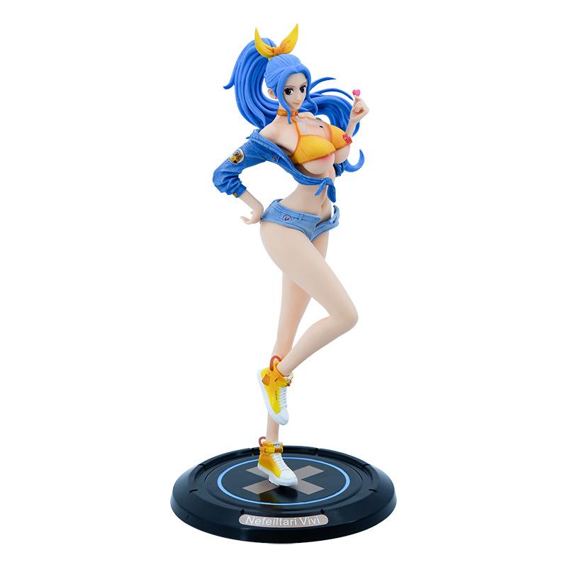 

35 см аниме цельная фигурка Мисс Среда GK Nefeltari Vivi фигурки героев ПВХ модель игрушки сексуальная уличная модная кукла для девочек синий