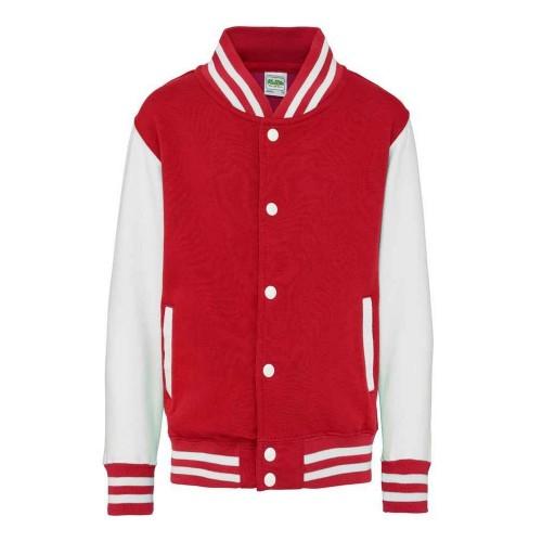 

Awdis Childrens/Kids Contrast Striped Varsity Jacket 12-13