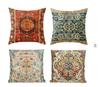 4PCS Bohemian Ethnic Style Pillow Covers Living Room Sofa Cushion Cover Retro Throw Pillow Cases Square Pillowcase Home Decor
