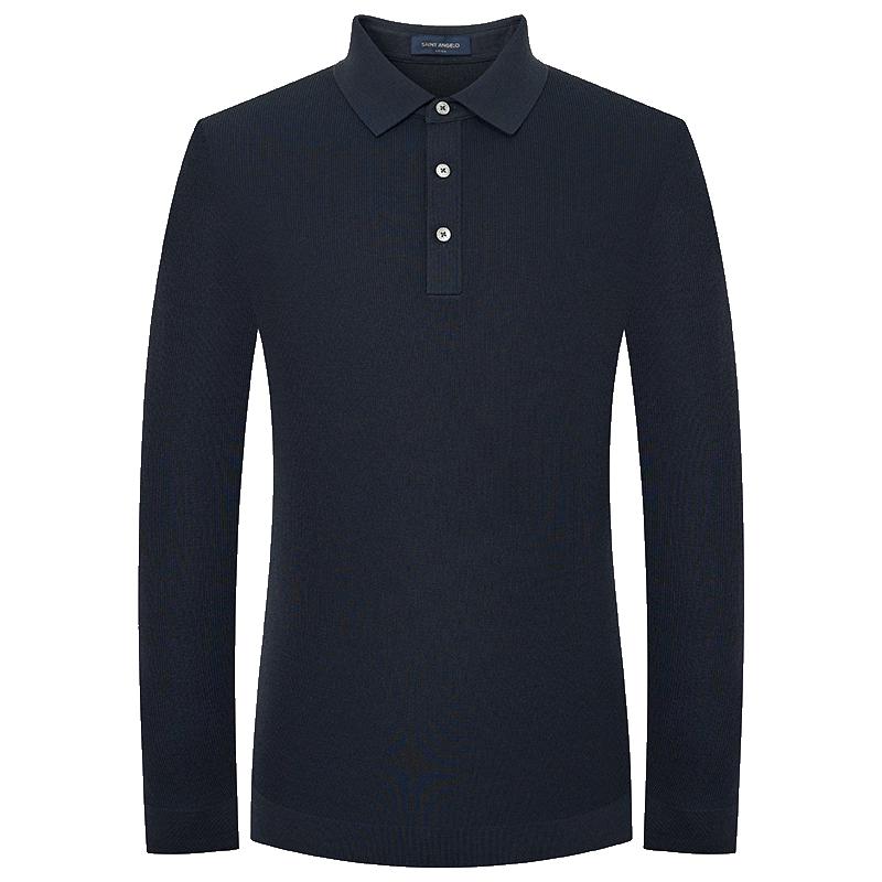 

Baoxiniao Мужской пуловер из смесовой шерсти с воротником-рубашкой в стиле business casual XL (50)