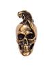 Lizard Skull Brass Knife Beads EDC DIY Paracord Woven Bracelets Lanyard Pendants Accessories Outdoor Tool Hangings Trinkets
