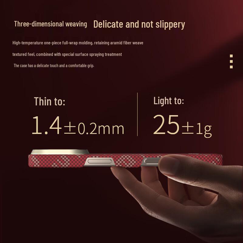 BLUEO Magnetic Kevlar Aramid Fiber iPhone Case