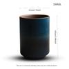 1pc Restaurant Kiln Coffee Cup 200ML Japanese Tea Cup High Temperature Resistant Ceramic Retro Style  Gradient Mug Drinkware