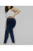 Women's Fashion Big Size jeans Black Plus Size Tight-fitting Jeans (Skinny)
