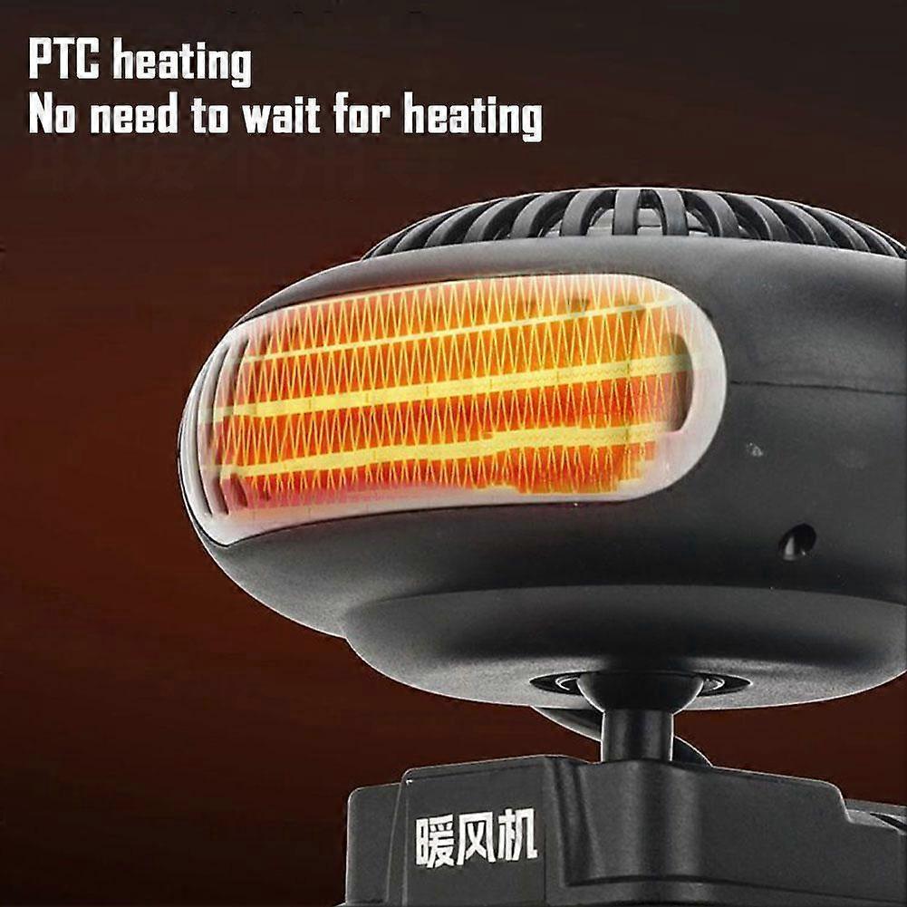 Wireless Lithium Battery Fan Heater Electric Tricycle Car Window Defogging Construction Site Outdoor Heating Hand Warmer Fan