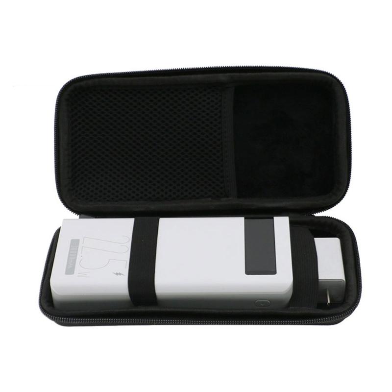 Scratch Resistant Case for ROMOSS Mobile Power 30000mAh Splashproof Storage Bag with Pocket Protable Shockproof Hard Box
