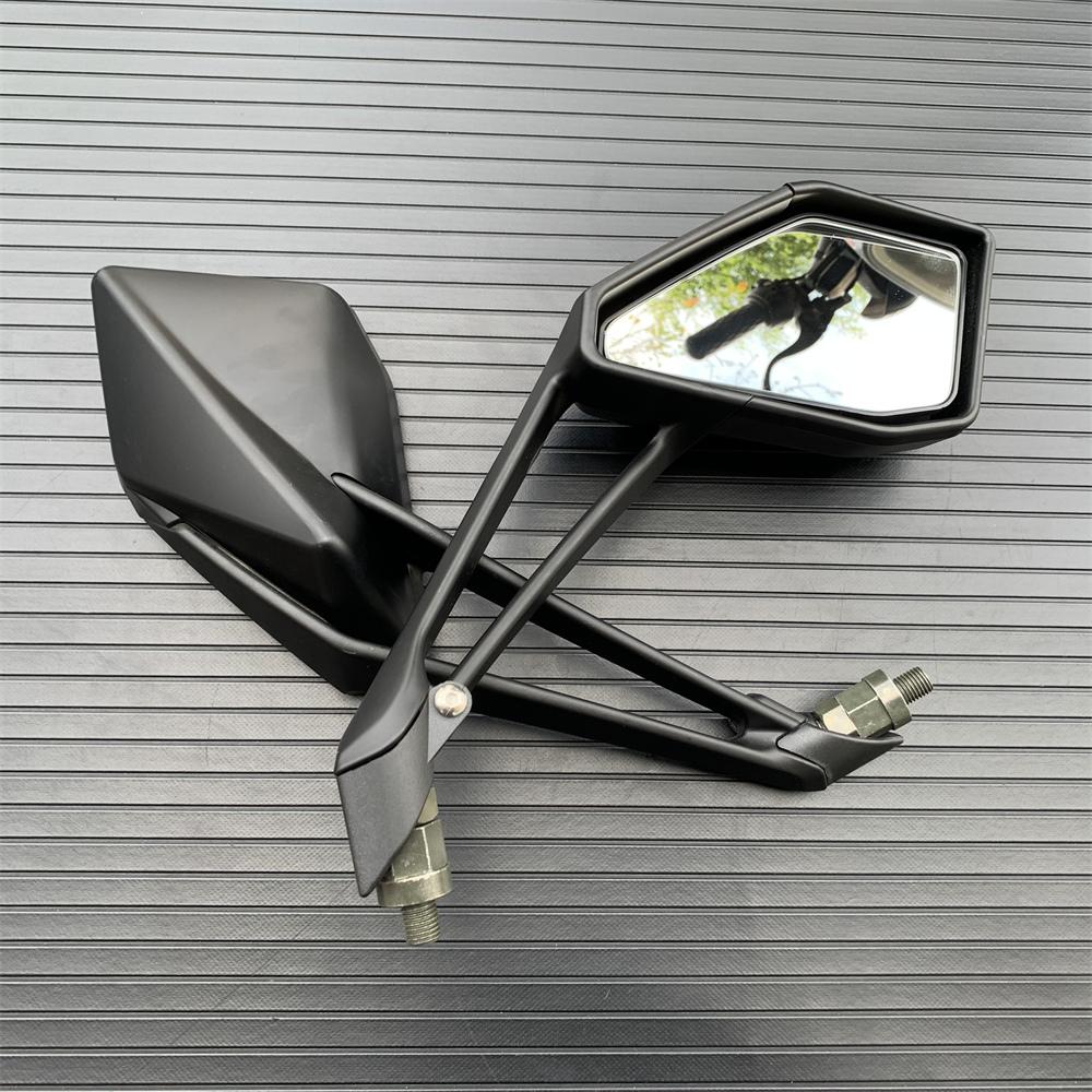 Black Motorcycle Rear View Mirrors For Kawasaki Z1000 2014-2021