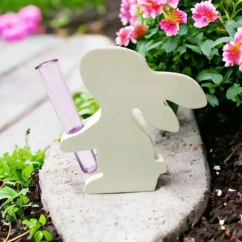1 Pc Epoxy Resin Casting Mold for Easter Rabbit Plants, Flower Vase Mold Test, DIY, Plants Propagation Station