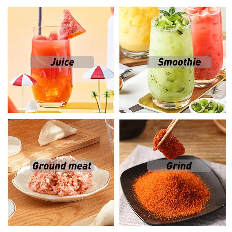 Goldstar 2 In 1 Blender High Power Multifunctional Juicer Chopper Ice Crusher White 2 In 1blender