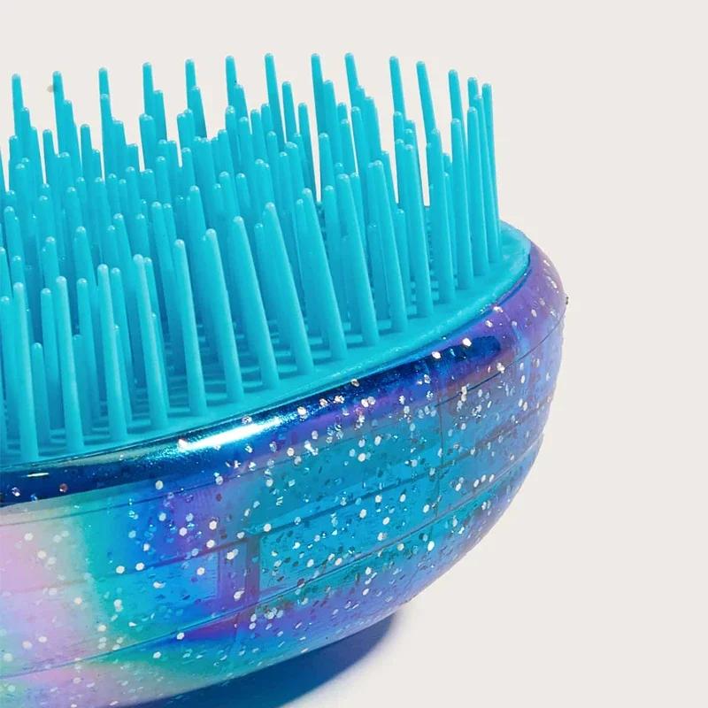Kleiner und tragbarer Eierkamm Sternenhimmel Haarkamm Entwirrender Shunfa Haarkamm Kinder Kleiner Kamm Kantenbürste
