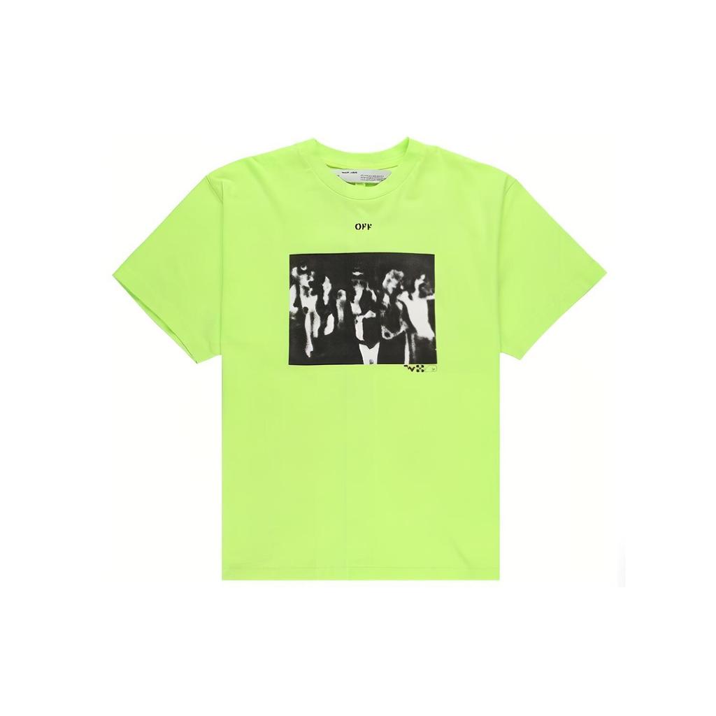Off-White Virgil Abloh SS20 Spray Painting Oversize Short Sleeve Men's OMAA038R201850156210