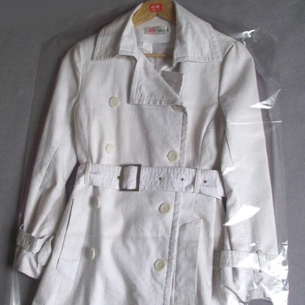 

10 Pack Clear Garment Dust Covers Storage Bags Dustproof for Clothes Closet Organizer Transparent Plastic Garment Protector