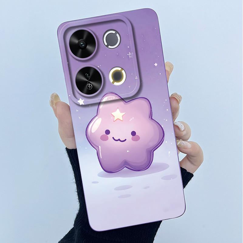 For Itel P65 P671L Etui Fashion Simplicity Oil Painting Floral Protective Phone Case For ItelP65 P 65 Coque Soft Silicone Covers