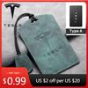 Adesivo per Auto 2025 Caldo Suede Copri Custodia Smart Remote Key Card per Auto Borsa Chiavi Guscio di Protezione per Model 3 Model Y 2020 Portachiavi