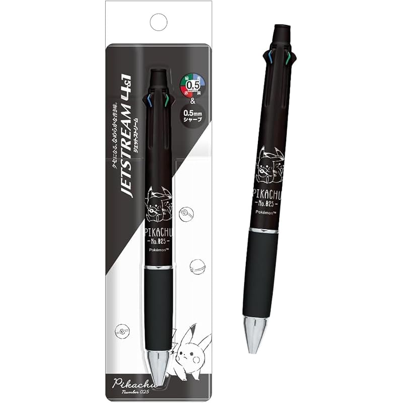

Kamiojapan pokemon pikachu jet stream 4&1 multifunction pen 0.5 black 302617