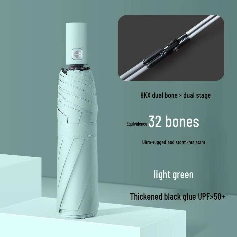 YICAI 32-Bone Automatic Windproof Sun & Rain Umbrella