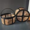 Coffee Filter 12 Cup with Stainless Steel Mesh Replacement Basket Espresso Filter Screen Kitchen Accessory