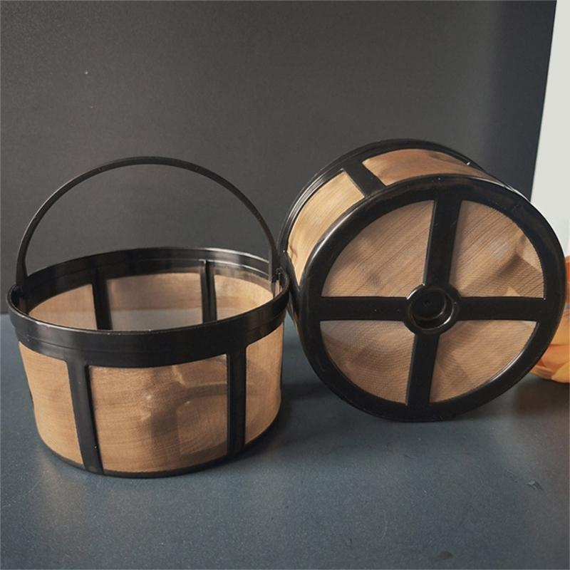 Coffee Filter 12 Cup with Stainless Steel Mesh Replacement Basket Espresso Filter Screen Kitchen Accessory