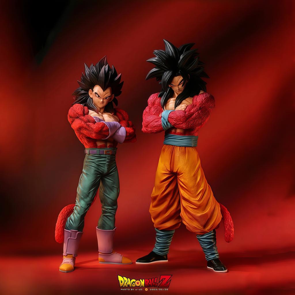 In Stock Jt Toy Super Saiyan 4 Ssj4 Son Goku Vegeta Figure Dragon Ball Anime Figure Figurine Pvc Statue Collect Hobby Toys Gifts