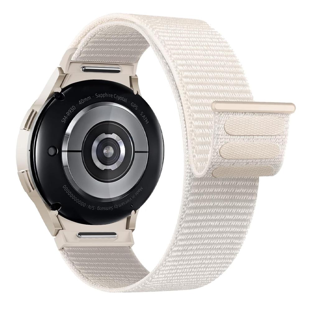 No gaps Band For Samsung Galaxy Watch 7 6 FE 4 Classic 5 pro 44mm 40mm 47mm 45mm Nylon Loop bracelet correa Galaxy Watch 7 Strap