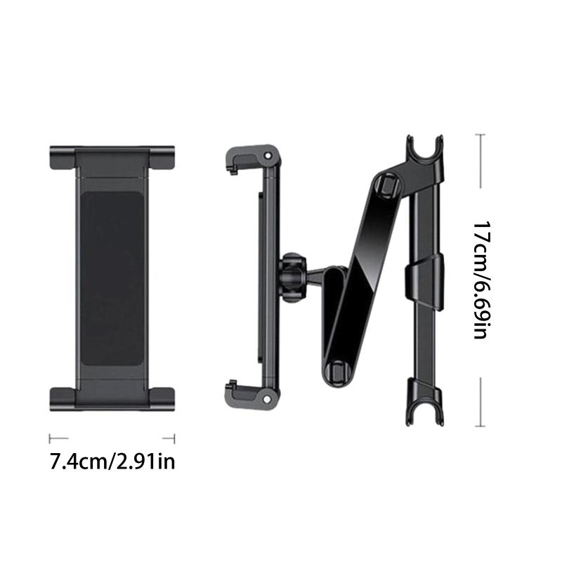 Telescopic Car Rear Pillow Phone Holder Tablet Car Stand Seat Rear Headrest Mounting Bracket For Phone Tablet 4-11 Inch