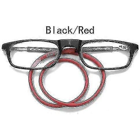 Magnetic Hanging Neck Glasses Portable Foldable Tr90 Reading Glasses For Men Women
