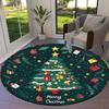 1pc Carpet Chair Mats Christmas Tree Decorations Perfect for Decorating Chairs, Polyester Carpet, for Living Room.YDT648
